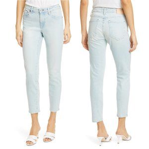 NEW TRAVE Sophie Low Rise Slim Crop Size 25
